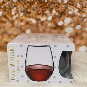 4 Isaac Mizrahi New York Catrina Stemless Goblets